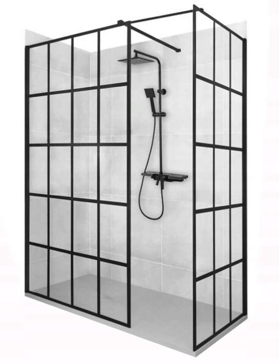 Sprchový kút - Sprchová kabína BLER-1 70x90 cm Easy Clean REA