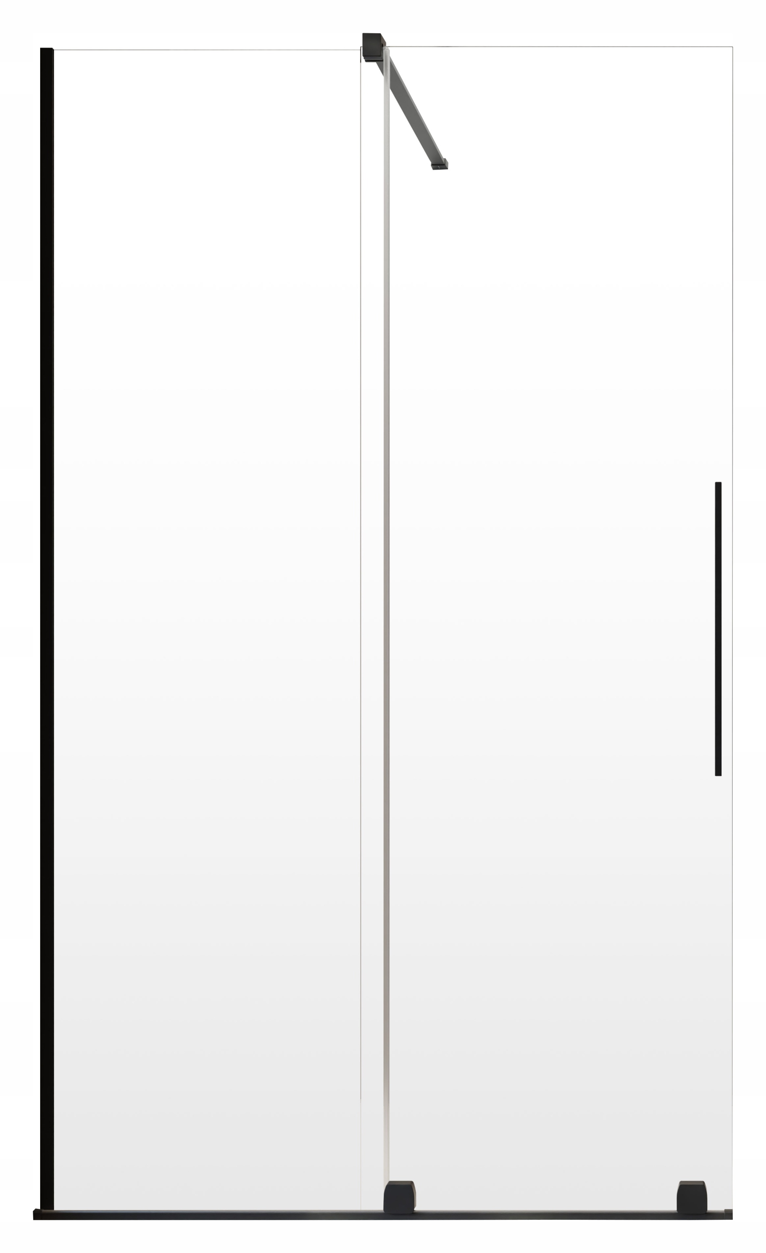Sprchové dvere - Vchodová stena Furo Black Walk-in 100 x 200 RADAWAY *