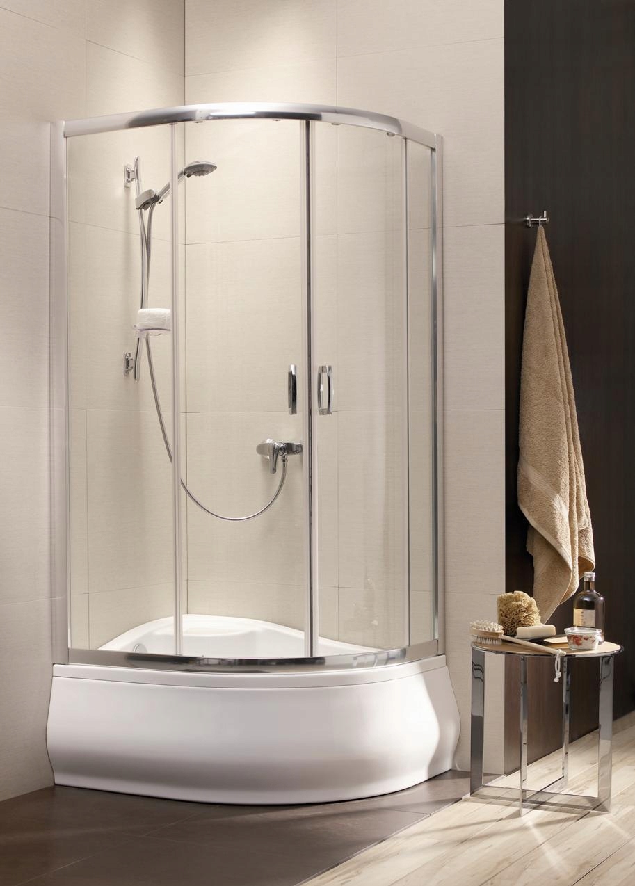 Sprchový kút - Asymetrická kabína 120x90 Premium Plus E 1700 Rad