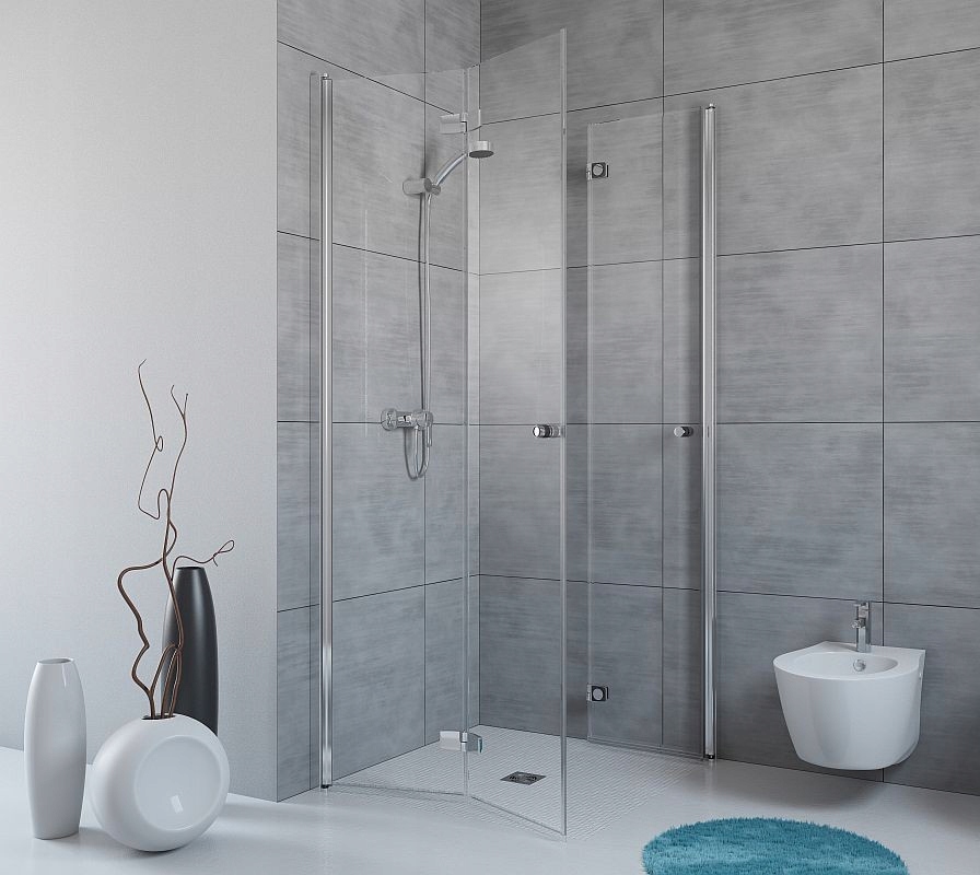 Sprchový kút - Štvorcová sprchová kabína 80x80 Fuenta Nová KDD-B Radaway (
