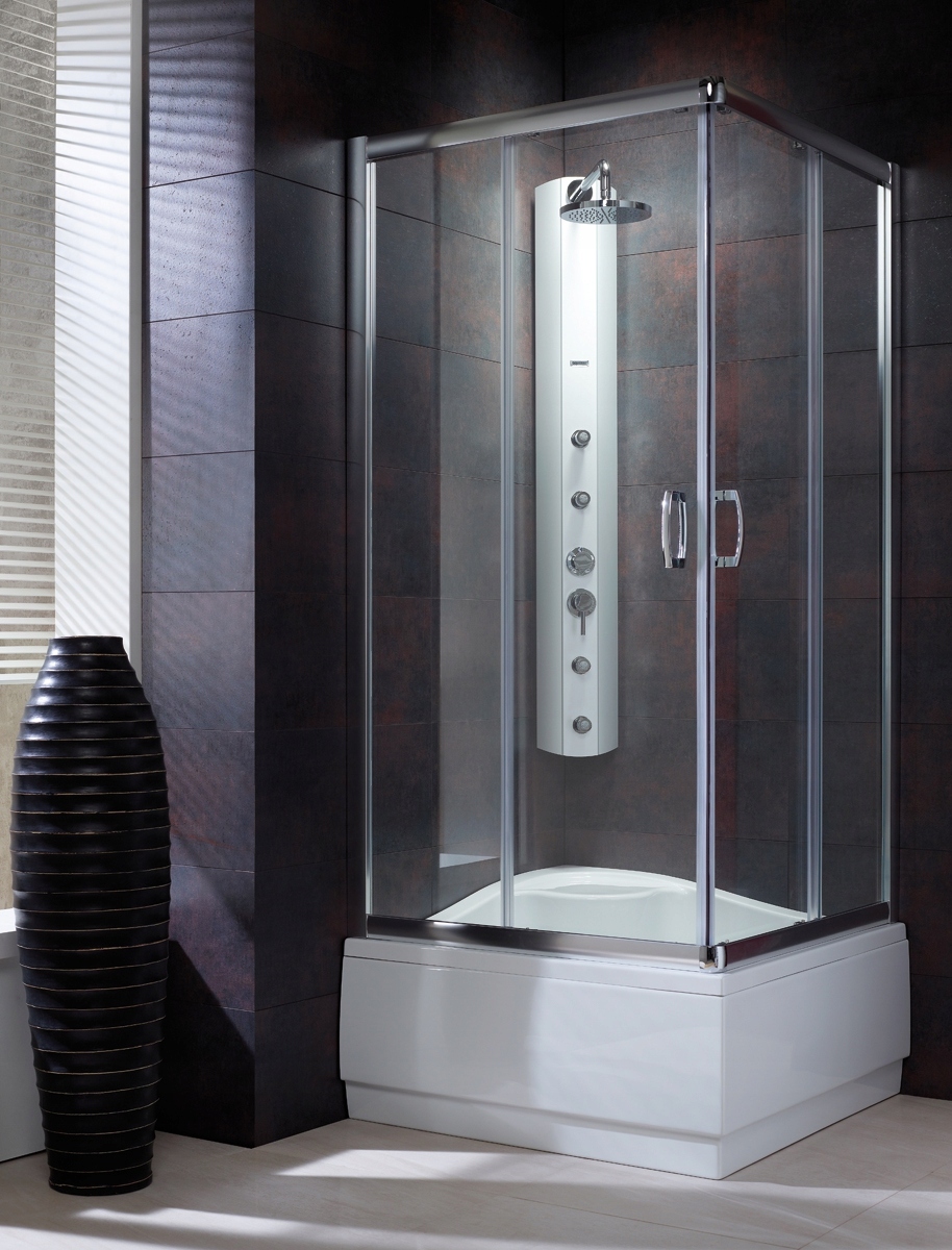 Sprchový kút - Štvorcová sprchová kabína 80x80 Premium Plus C 1700 Radawa