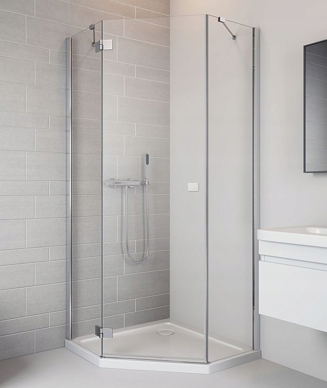 Sprchový kút - Päťuholníková kabína 100x80 Essenza Nové PTJ Radaway