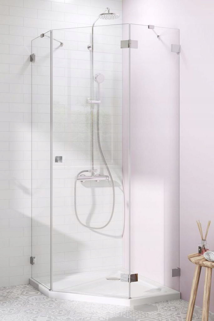 Sprchový kút - Päťuholníková sprchová kabína 80x80 Essenza Pro PTJ Rad