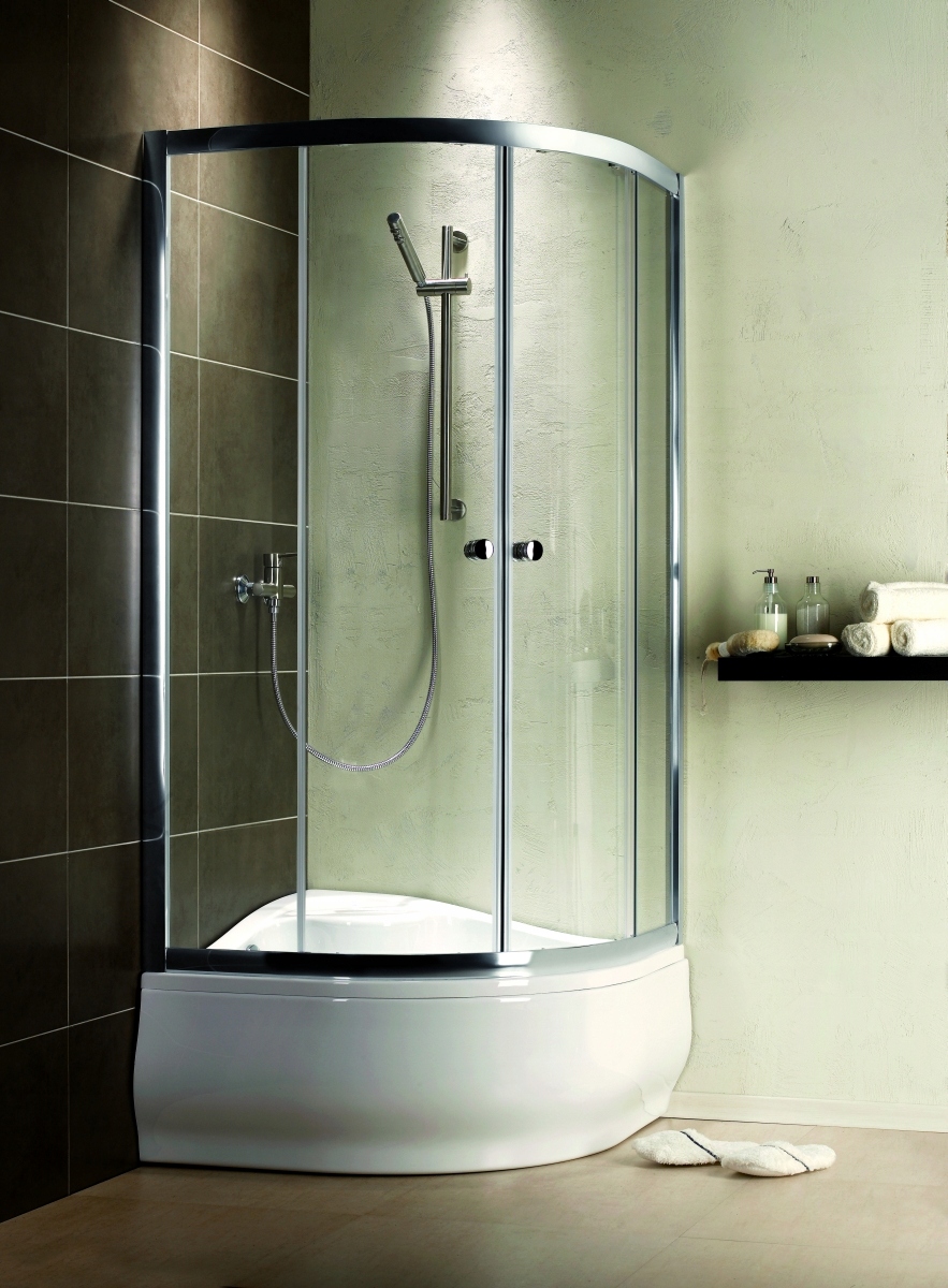 Sprchový kút - Polkruhová sprchovacia kabína 80x80 Premium A 1700 Radaway (30