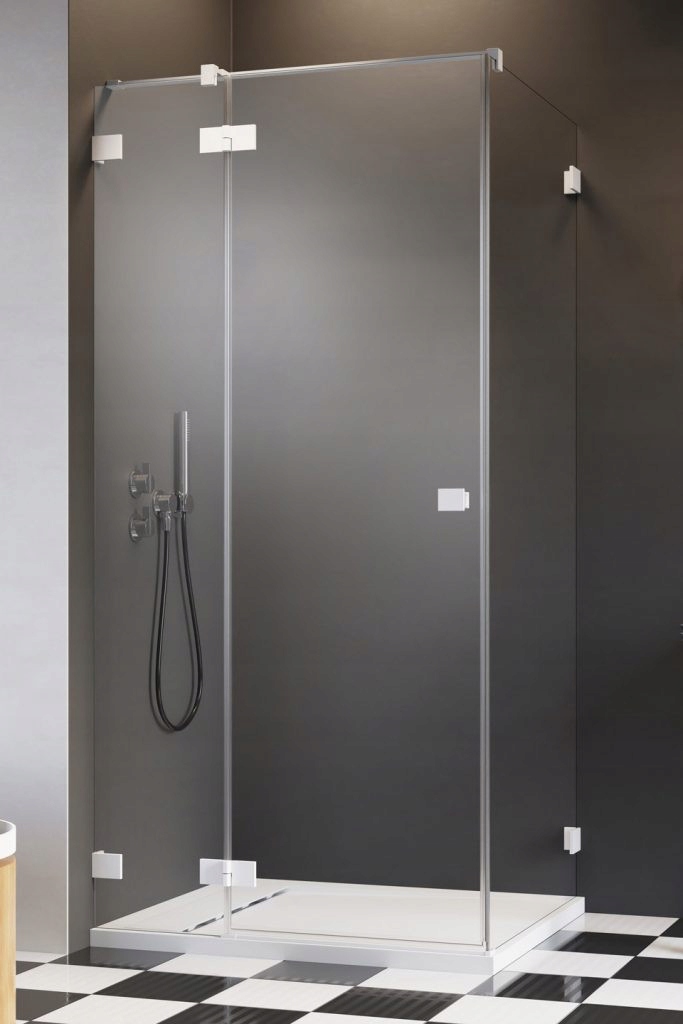 Sprchový kút - Obdĺžnikový sprchový kút 100x75 ĽAVÝ Essenza Pro KDJ Whi