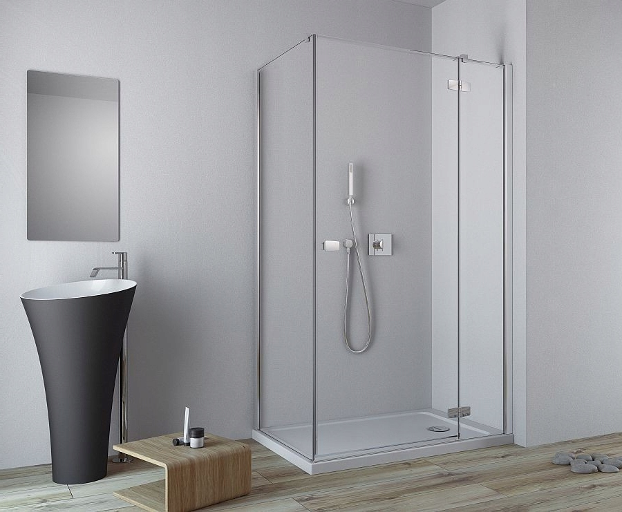 Sprchový kút - Obdĺžnikový sprchový kút 80x100 Fuenta Nový KDJ Radaway (