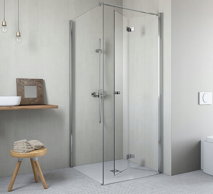 Sprchový kút - Obdĺžnikový sprchový kút 80x75 Essenza Nový KDJ-B Radaway