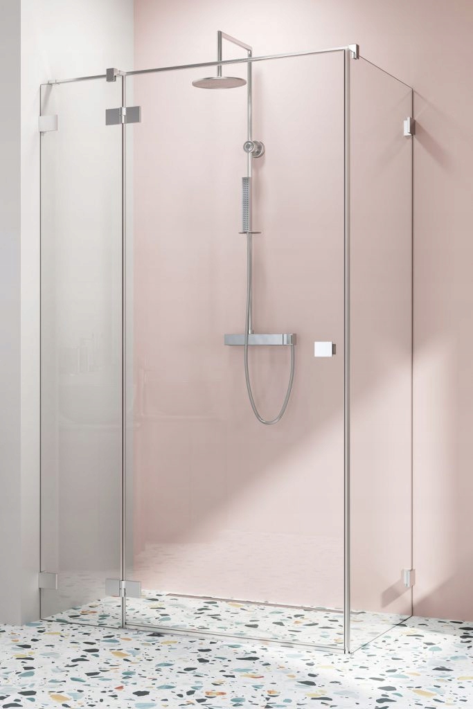 Sprchový kút - Obdĺžnikový sprchový kút 90x75 ĽAVÝ Essenza Pro KDJ Rada