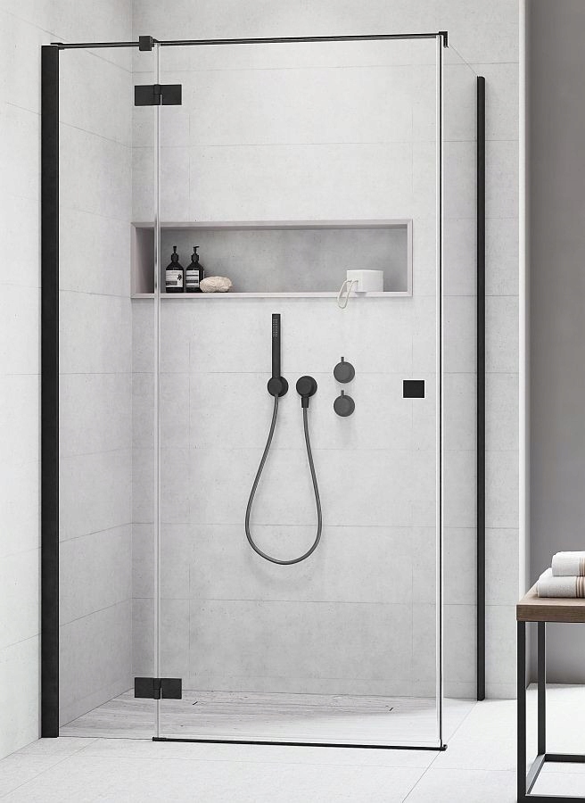 Sprchový kút - Sprchový kút 100x100 Essenza New KDJ Black R