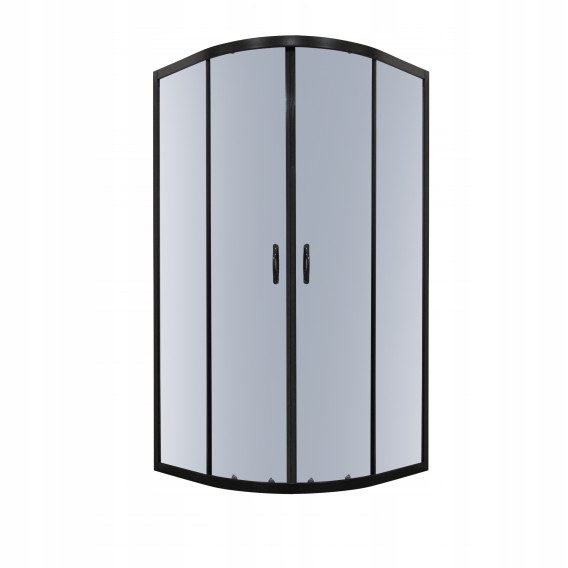 Sprchový kút - Sprchovací kút Kerra Tara Black 90x90