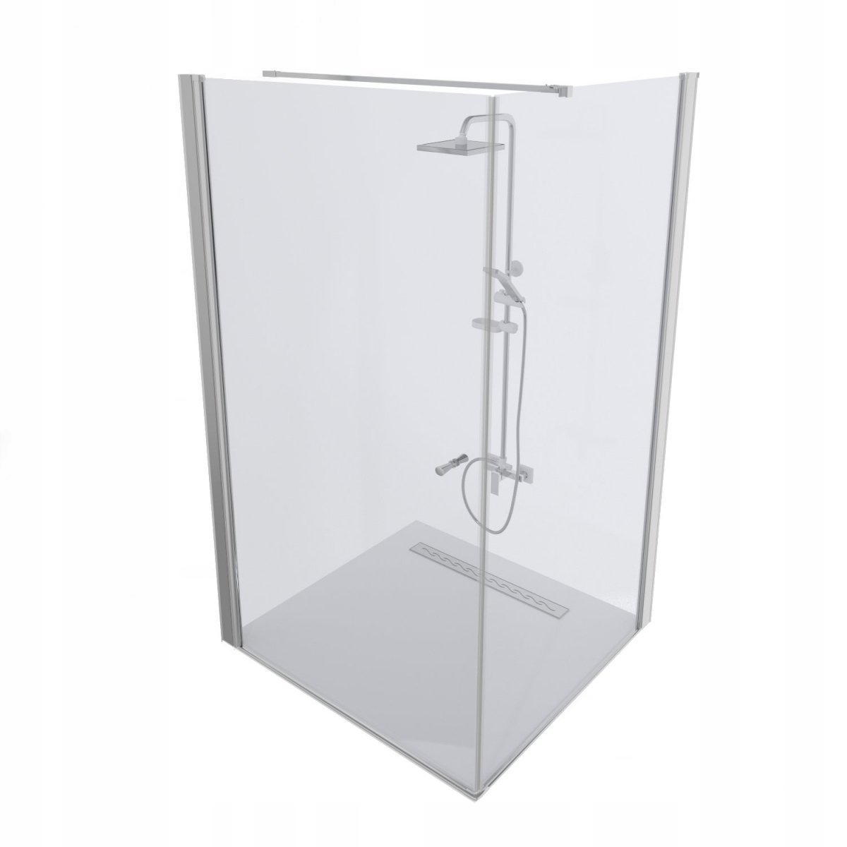 Sprchový kút - Sprchová kabína Maxim 90x90 cm vľavo
