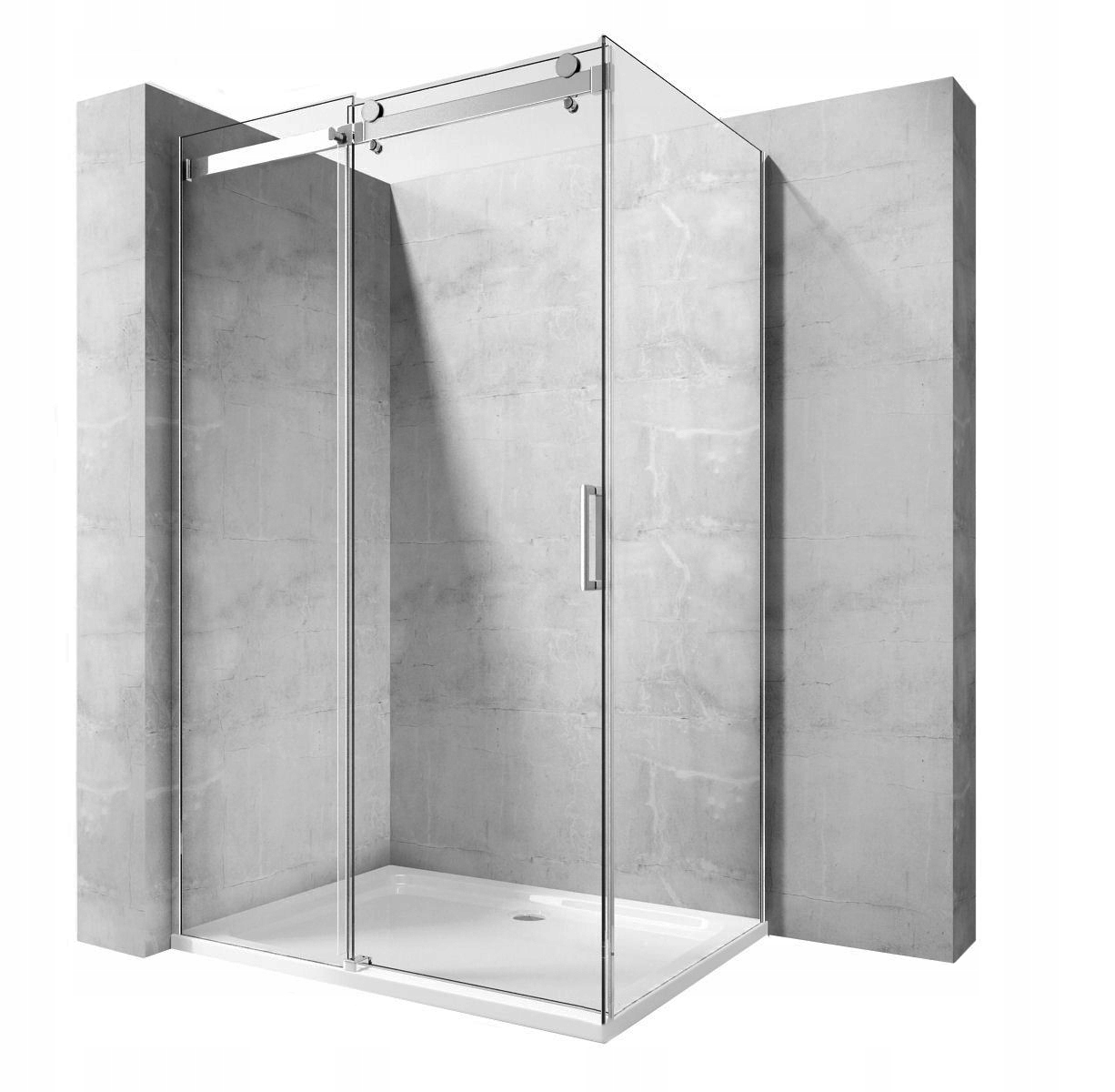 Sprchový kút - Rohový sprchový kút NIXON 120x90 CHROM L