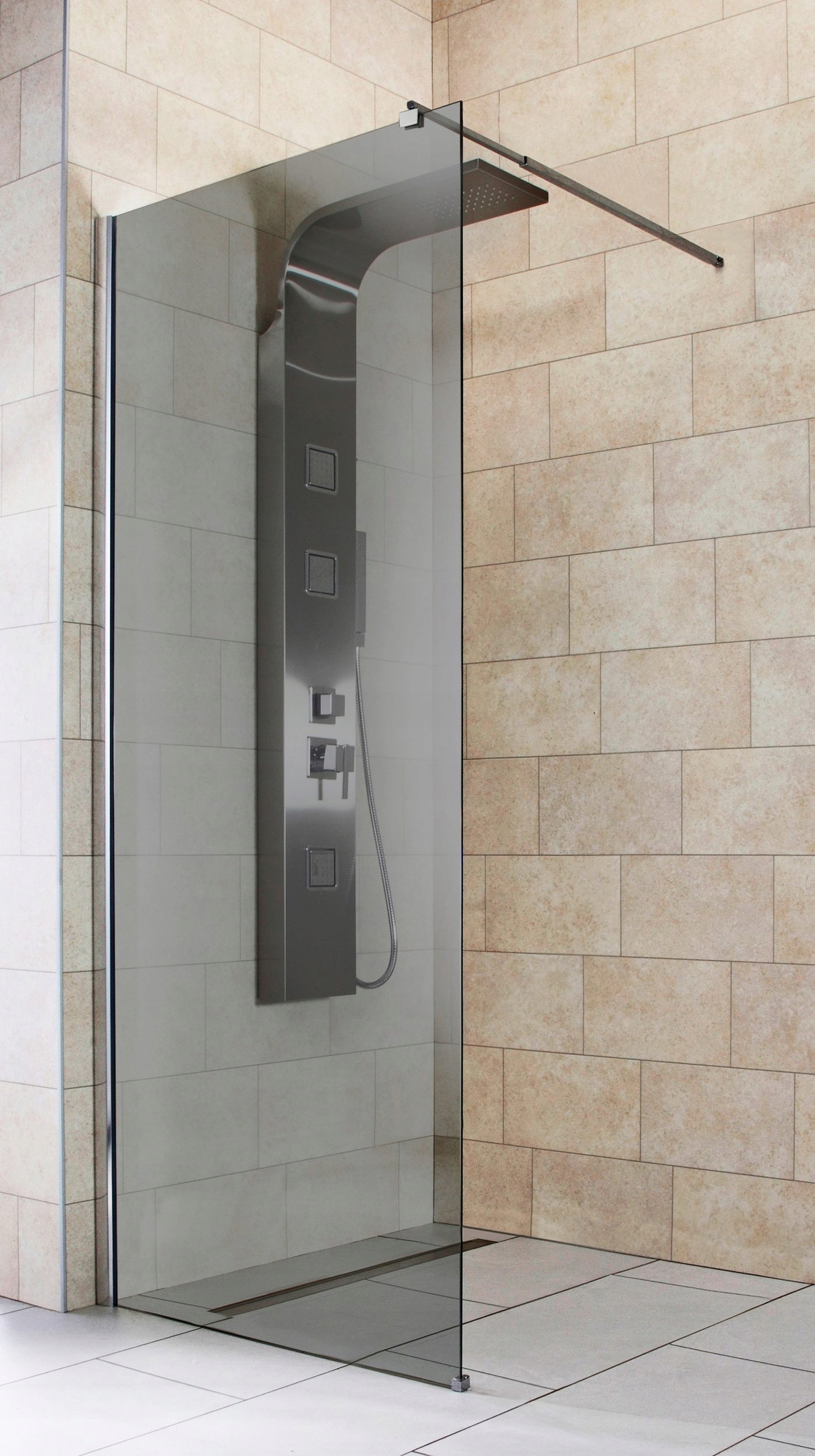 Sprchový kút - Sprchový kút bez dverí, VÝPLET 70 - 110 cm