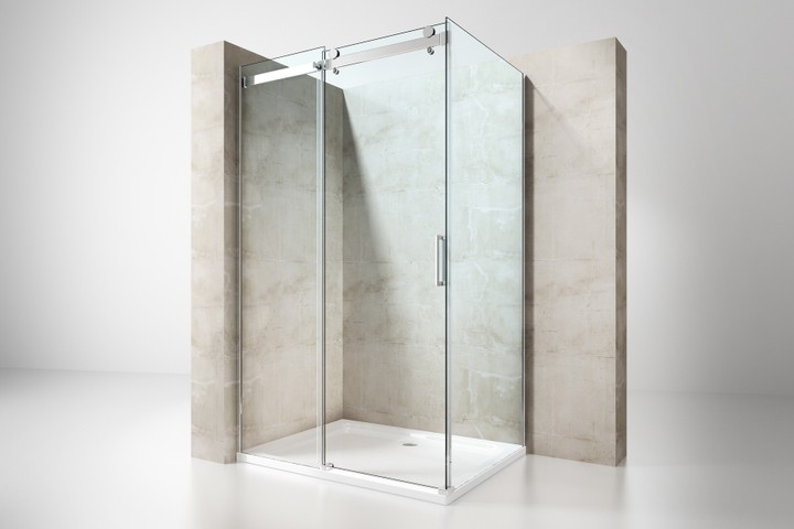 Sprchový kút - Marten 80x100 sprchový kút StoneGlass 6 mm