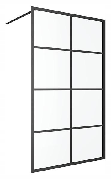Sprchové dvere - Sprchovací kút, otvorená stena 120 cm, sklo 6 mm