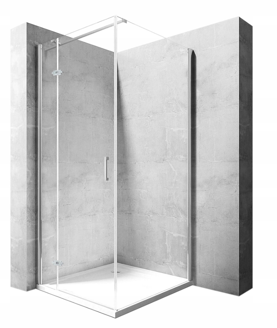 Sprchový kút - Výklopný sprchový kút MORGAN 90x90cm Rea