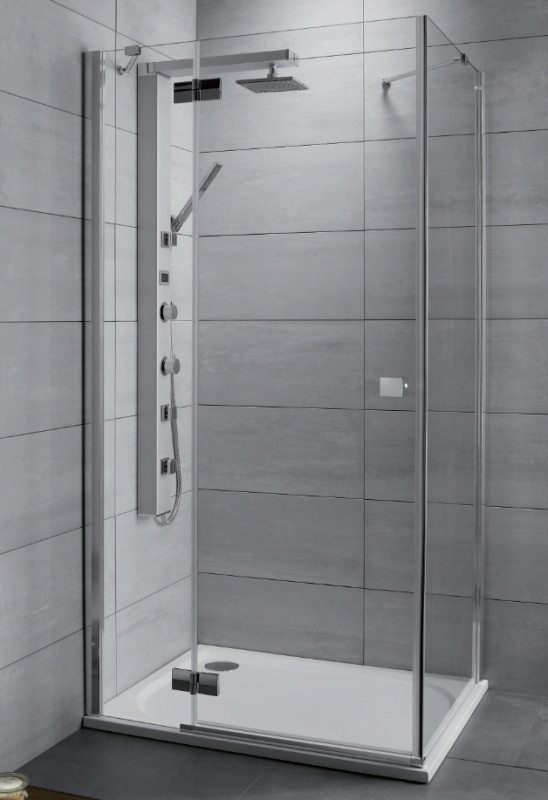 Sprchový kút - Sprchovací kút so sprchovou vaničkou a sifónom obdĺžnikového tvaru 100x80 A.
