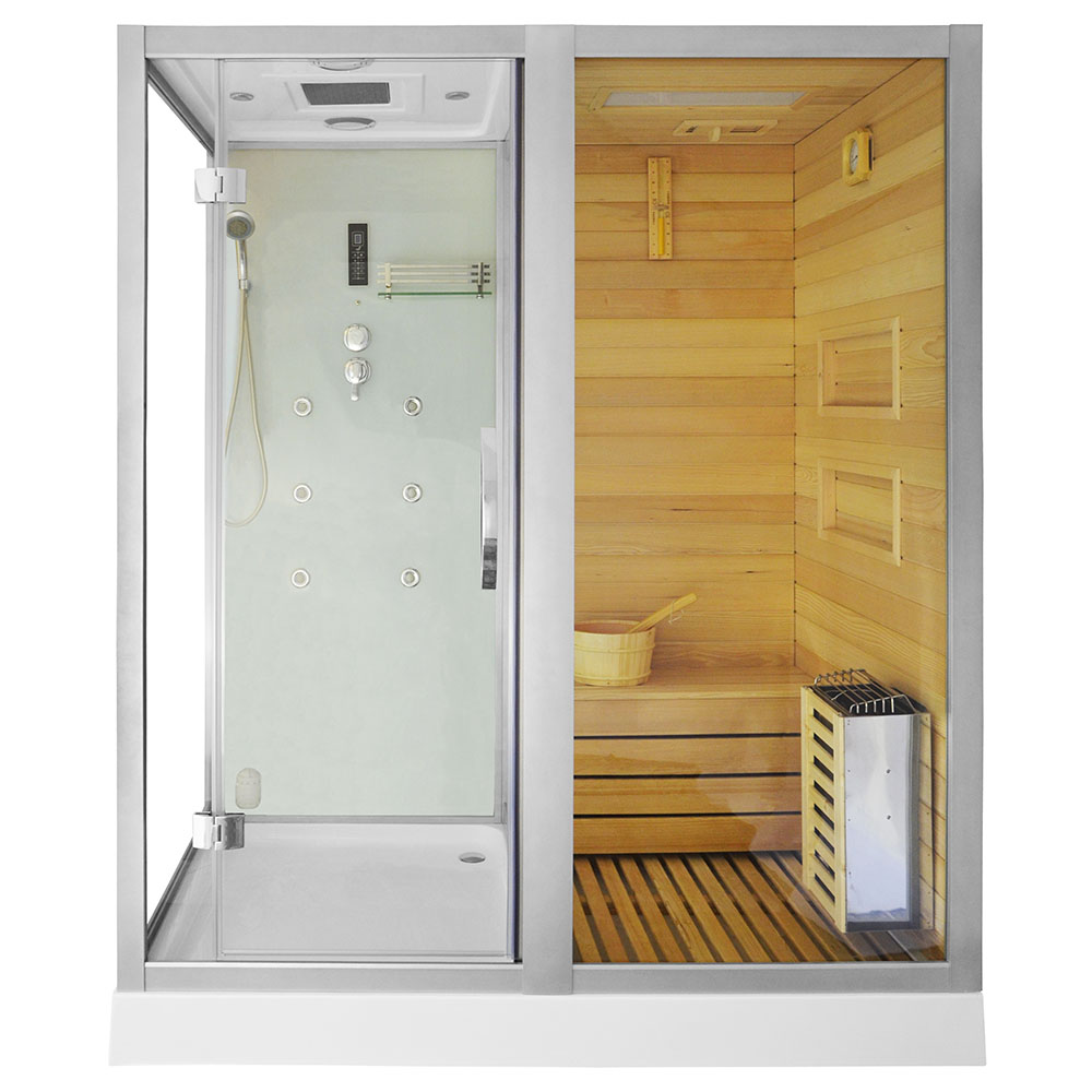 Sprchový kút - Kabínová sauna Sprchová kabína + sauna MO-1752 BIELA