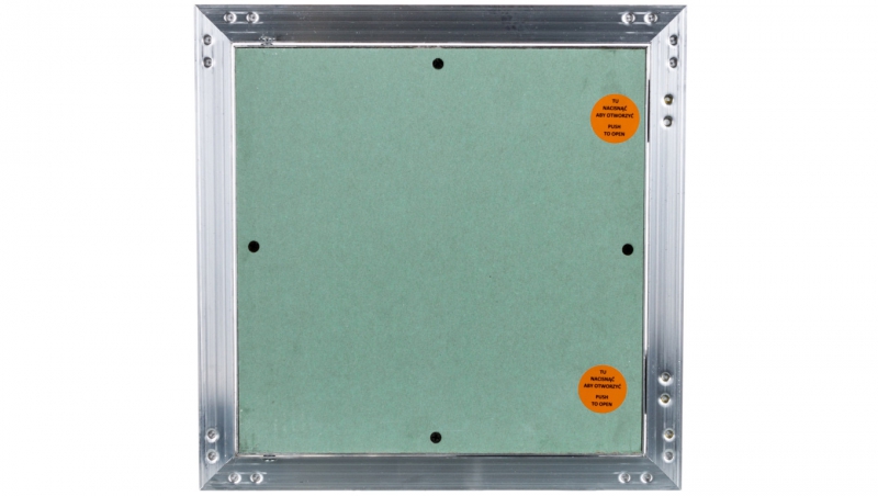 Kupelňový ventilátor - Hliníkový revízny kryt 300x300x12,5mm KRAL10