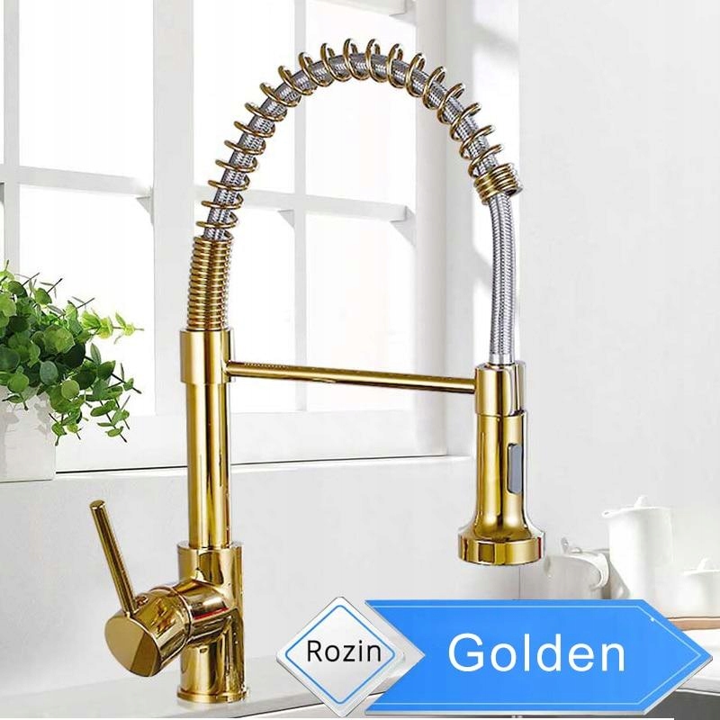 Kuchynská batéria -  [Zlatá farba A] Kuchynský faucetový faucet