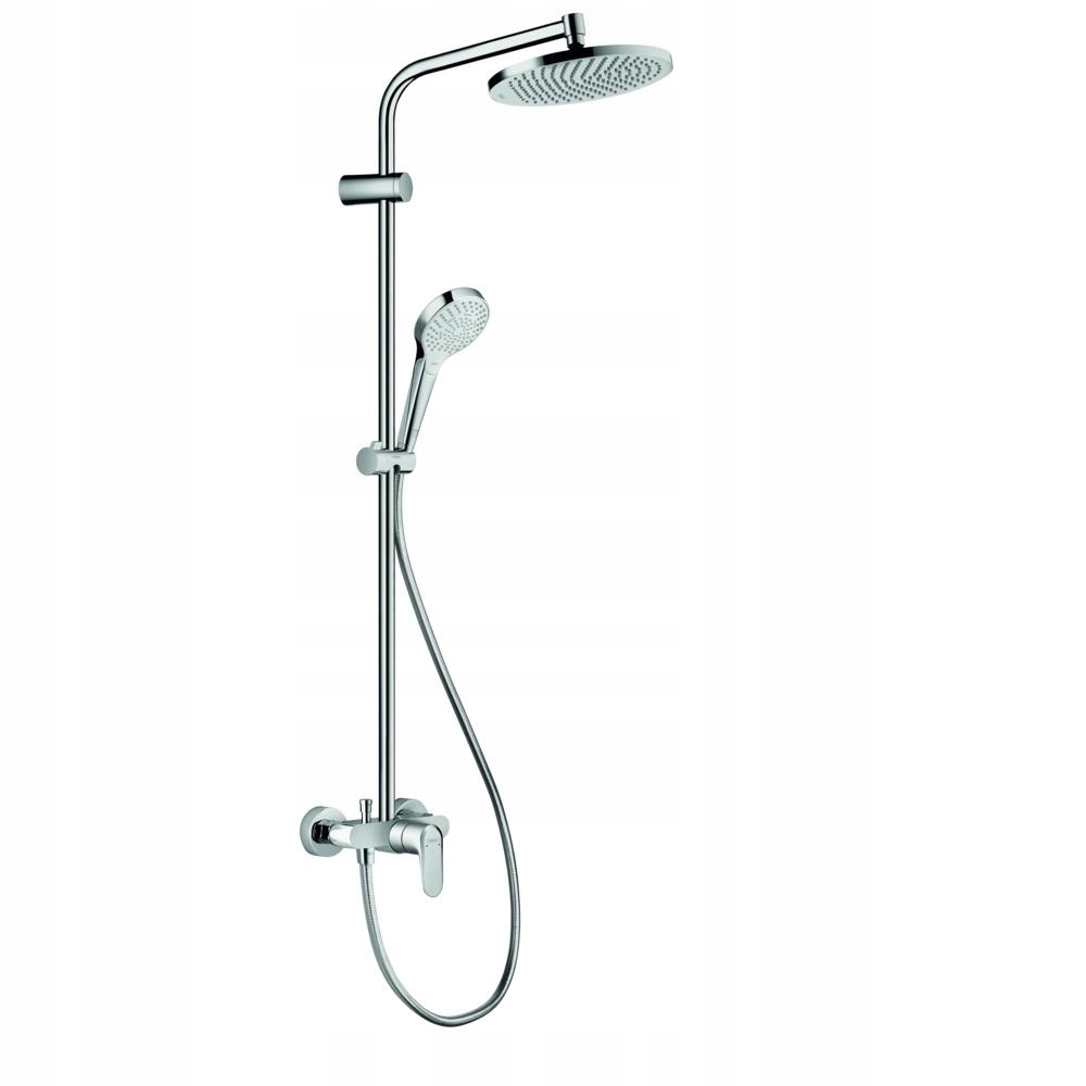 Sprchový panel -  Sprchový stĺp s faucetovým termostatom HANSGROHE