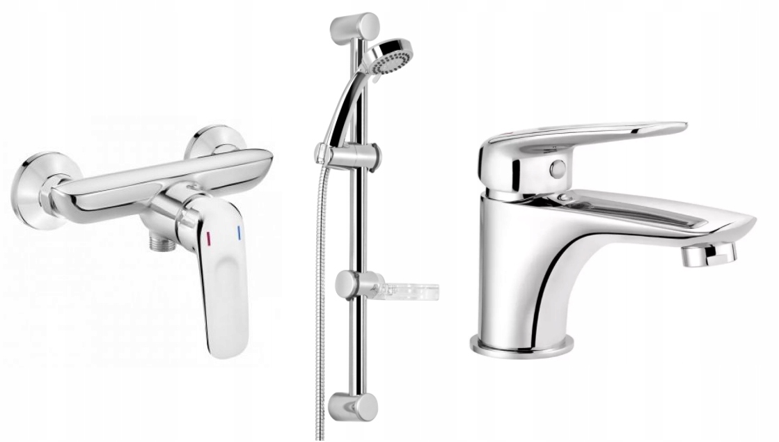Sprchová batéria - Set Deante Spray faucet + umývadlová batéria + sada