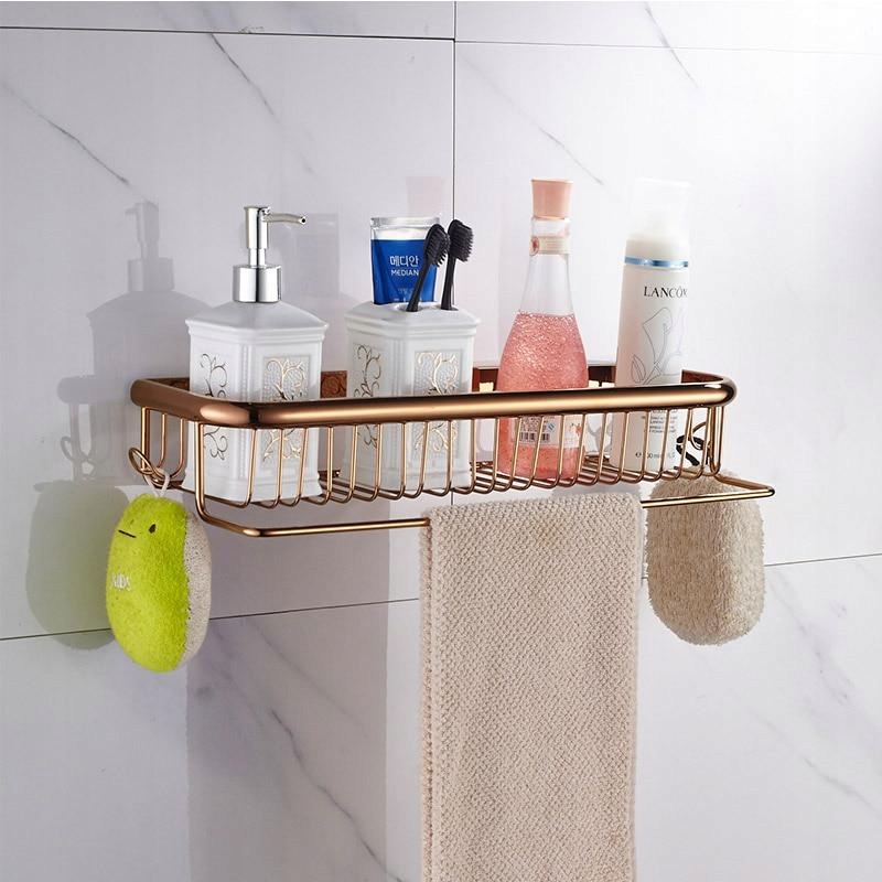 Kupelňový set doplnkov - [Sprchový kôš 45 cm] Luxusná rukoväť