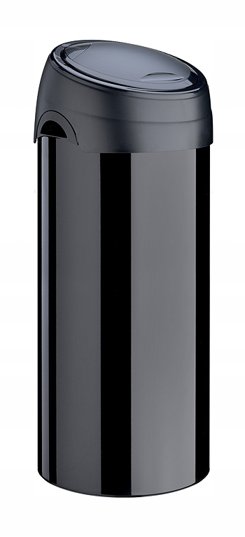 Oceľový odpadkový kôš, 40l, čierny