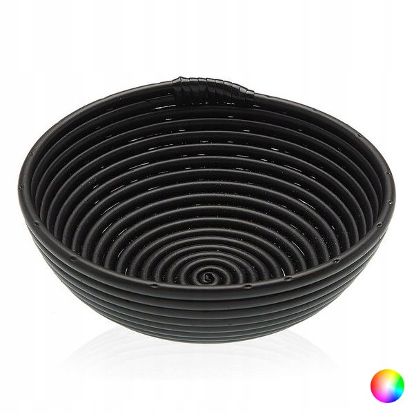 Kupelňový set doplnkov - Polypropylénový kôš (21,5 x 8 x 21,5 cm) čierny