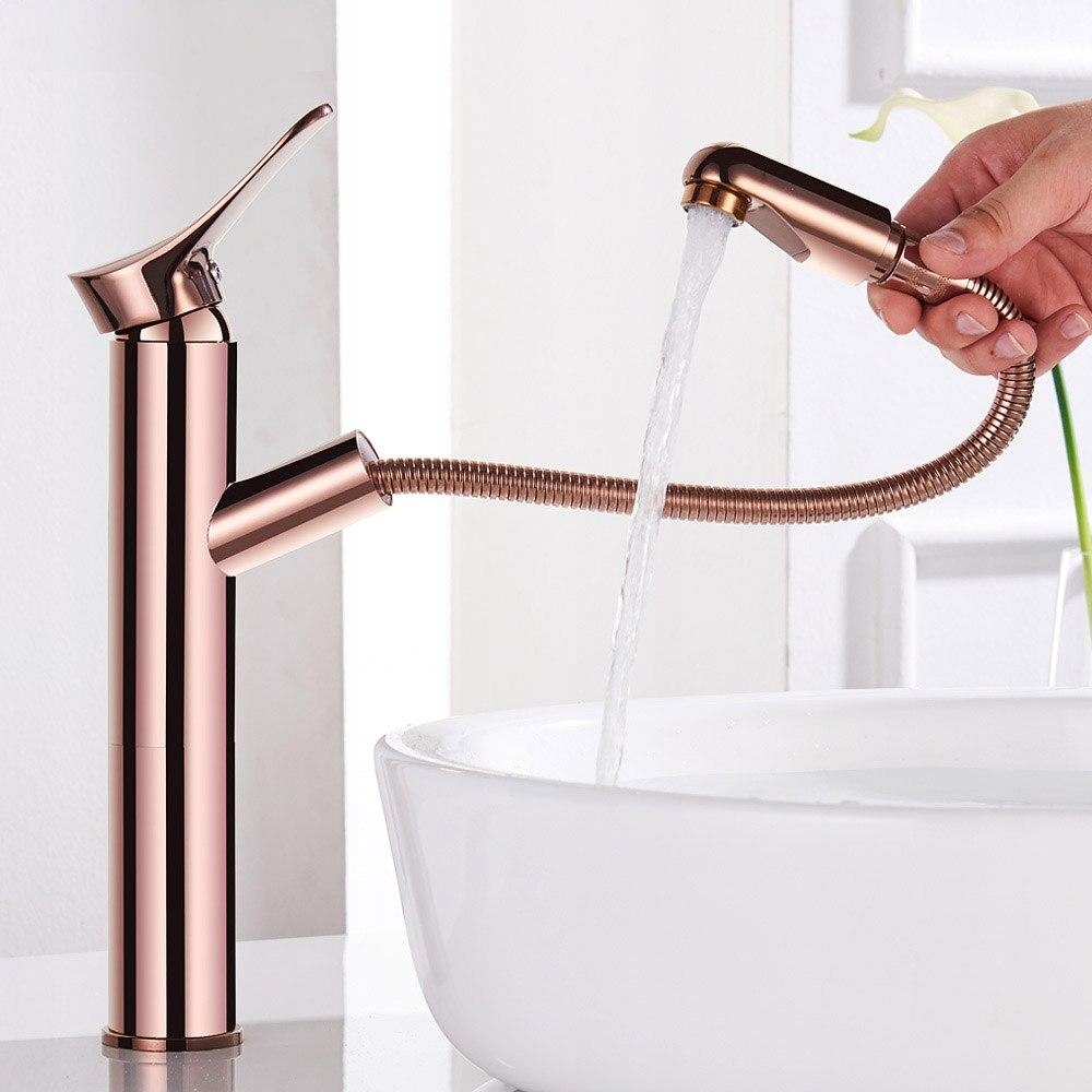 Kupelňový set doplnkov - [Faucet - vysoký oblúk] Luxusný držiak na uterák