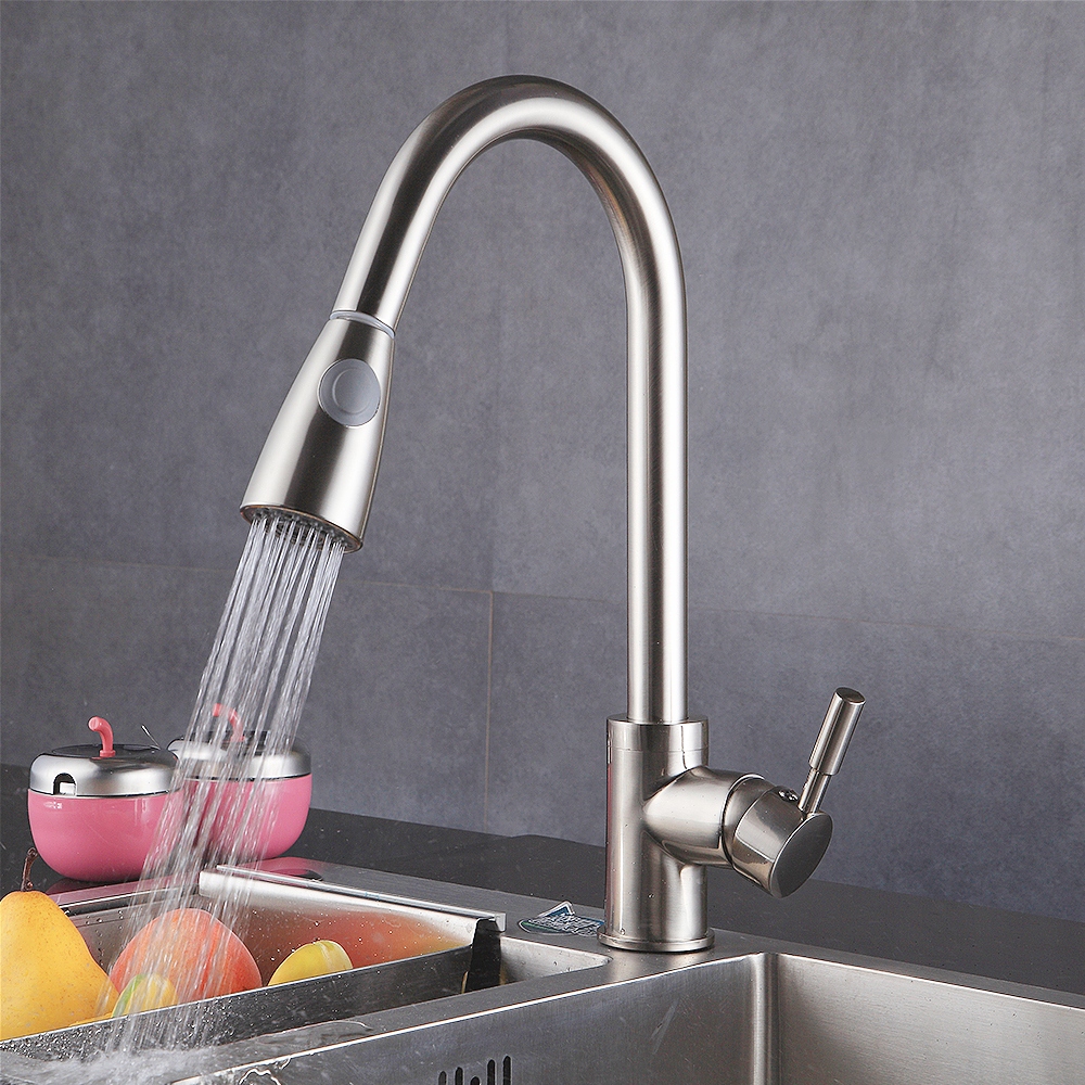 Kuchynská batéria -  Faucet, kuchynská drezová batéria, vyrežte výtok