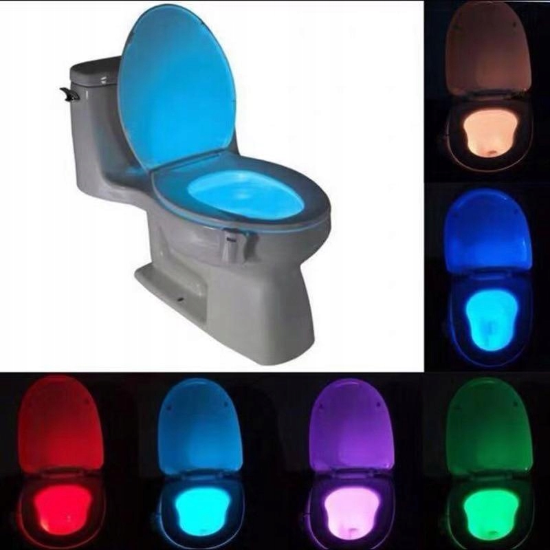 WC MISA - [] Kreatívna 8-farebná nočná lampa -
