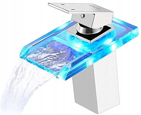 Umyvadlová batéria - Kúpeľňový LED umývadlový faucet, umývadlový faucet