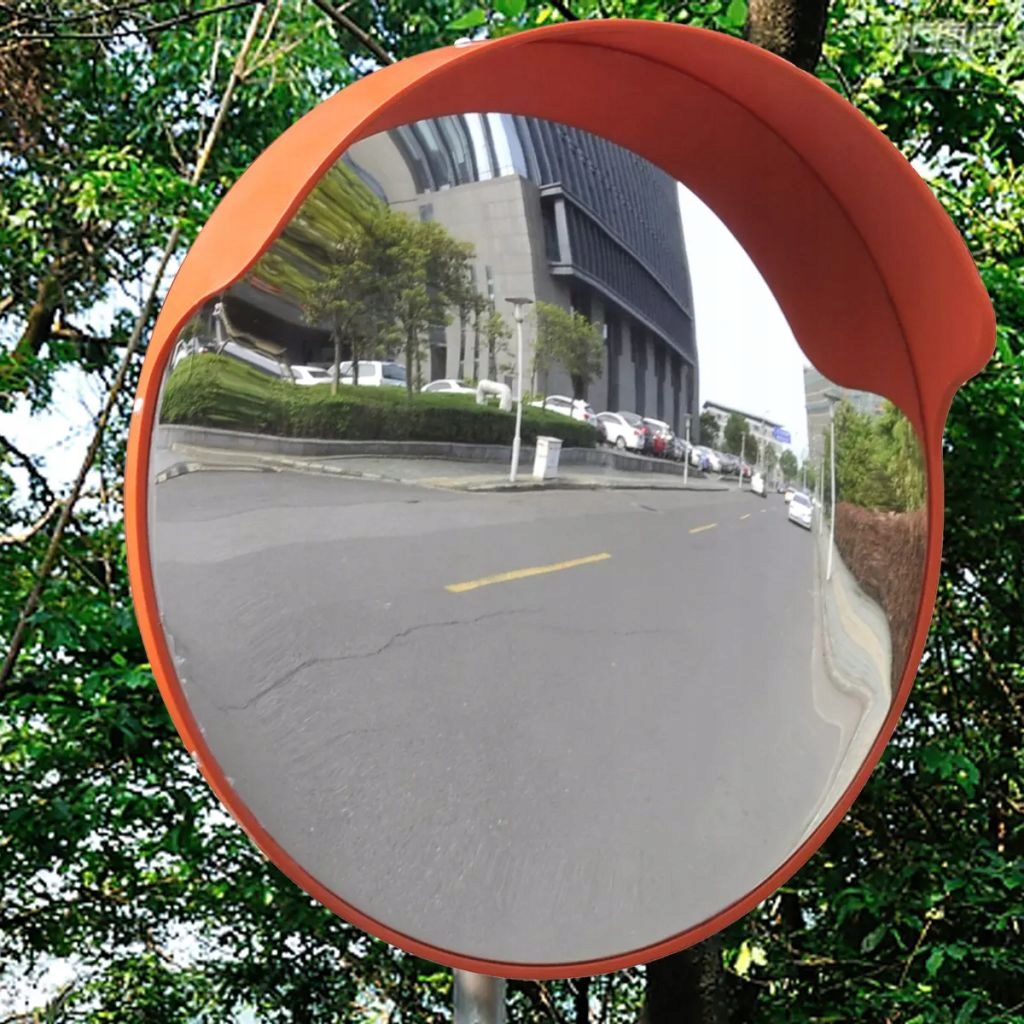 Dávkovač - Dopravné zrkadlo 45 cm oranžový plast
