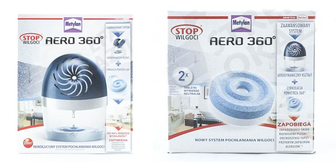 Odvlhčovač vzduchu - SÚPRAVA TABLETOV AERO 3 VLHKOSTI METHYLÁTOVEJ VLHKOSTI