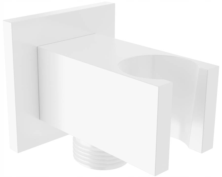 Sprchový panel - MEXEN CUBE ANGLE CONNECTOR mosadz BIELA DRŽIAK