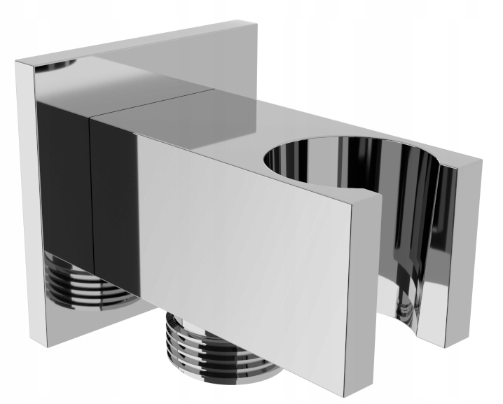 Sprchový panel - MEXEN CUBE ANGLE CONNECTOR MOSADZ CHROMOVÝ DRŽIAK