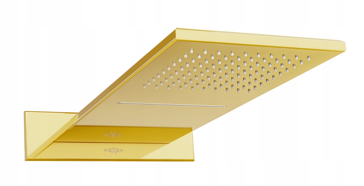 Sprchový panel - MEXEN WATERFALL SLIM GOLD WALL SPRCHOVÁ SPRCHA