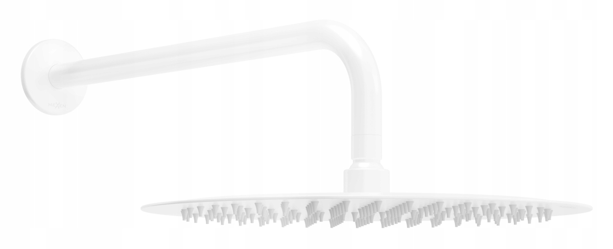 Sprchový panel - MEXÉNOVÁ KOLOVÁ SPRCHA SPRCHA SLIM 30 cm BIELE RAMENO