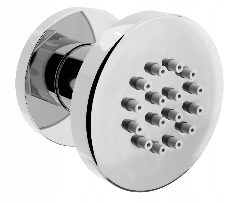 Sprchový panel - MEXÉNOVÁ KULIČKA S POVRCHOVOU SPRCHOU TRYSKA CHROM