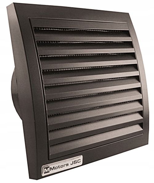 Kupelňový ventilátor - Kúpelňový ventilátor MM120 BLACK so spätnou klapkou