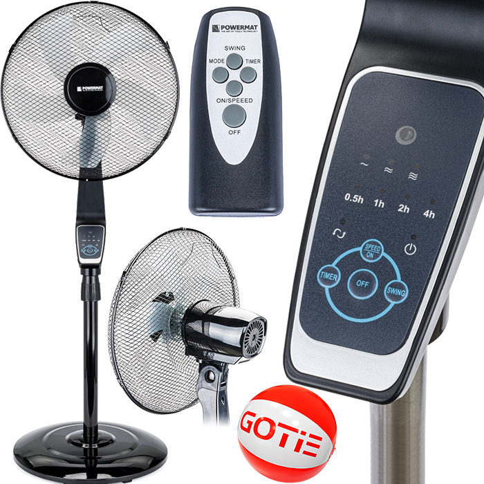 Kupelňový ventilátor - SILNÝ PODLAHOVÝ VENTILÁTOR STÁLY VENTILÁTOR + DIAĽKOVÉ OVLÁDANIE