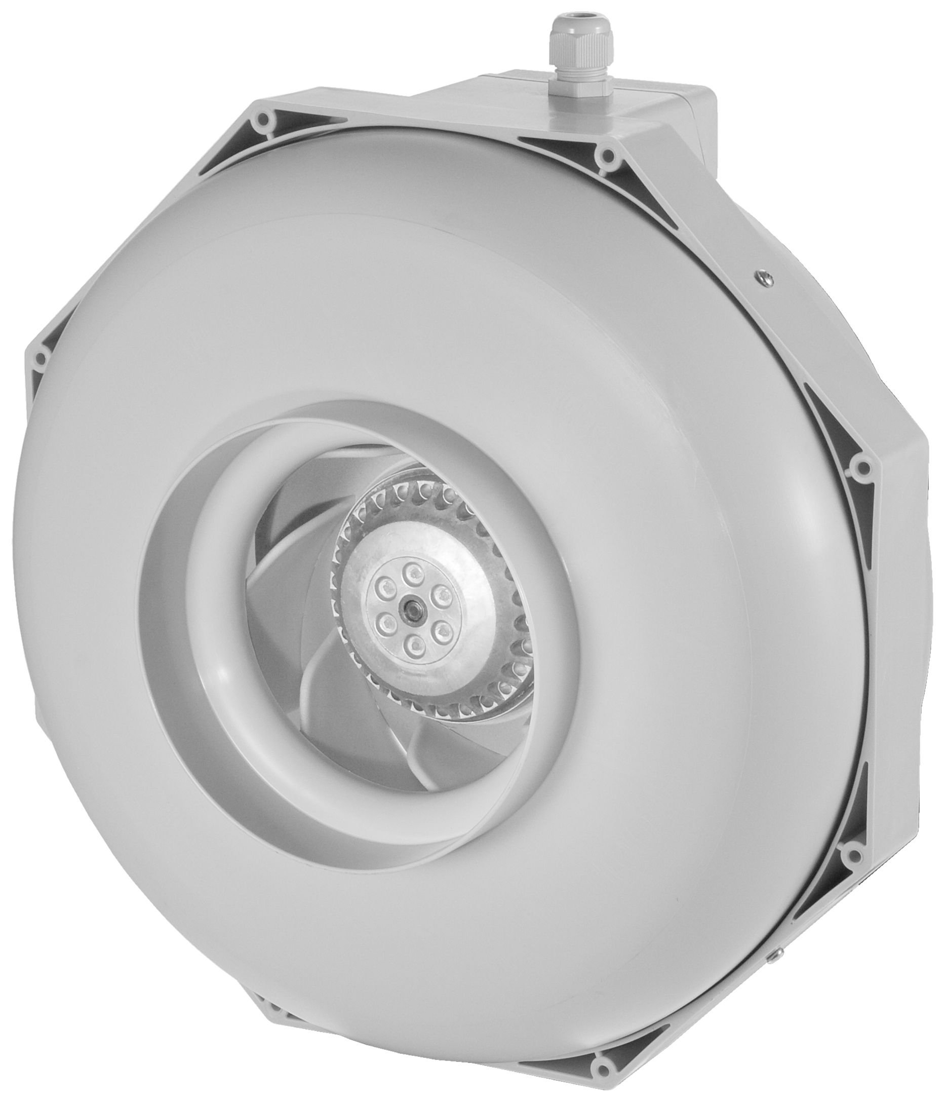 Kupelňový ventilátor - VÝKONNÝ CENTRIFUGÁLNY KANFÁN Ø 160mm 780m3H