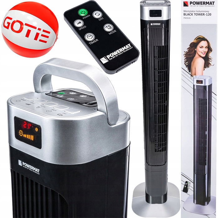 Kupelňový ventilátor - SILNÝ VENTILÁTOR STĹPCA PODLAHY + DIAĽKOVÉ OVLÁDANIE