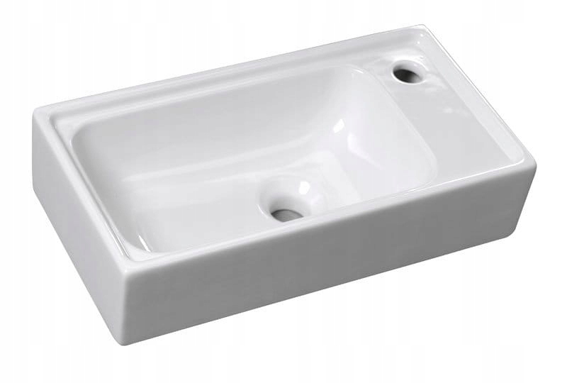 Umývadlo - Malé umývadlo na dosku / závesné 50x25x12 cm