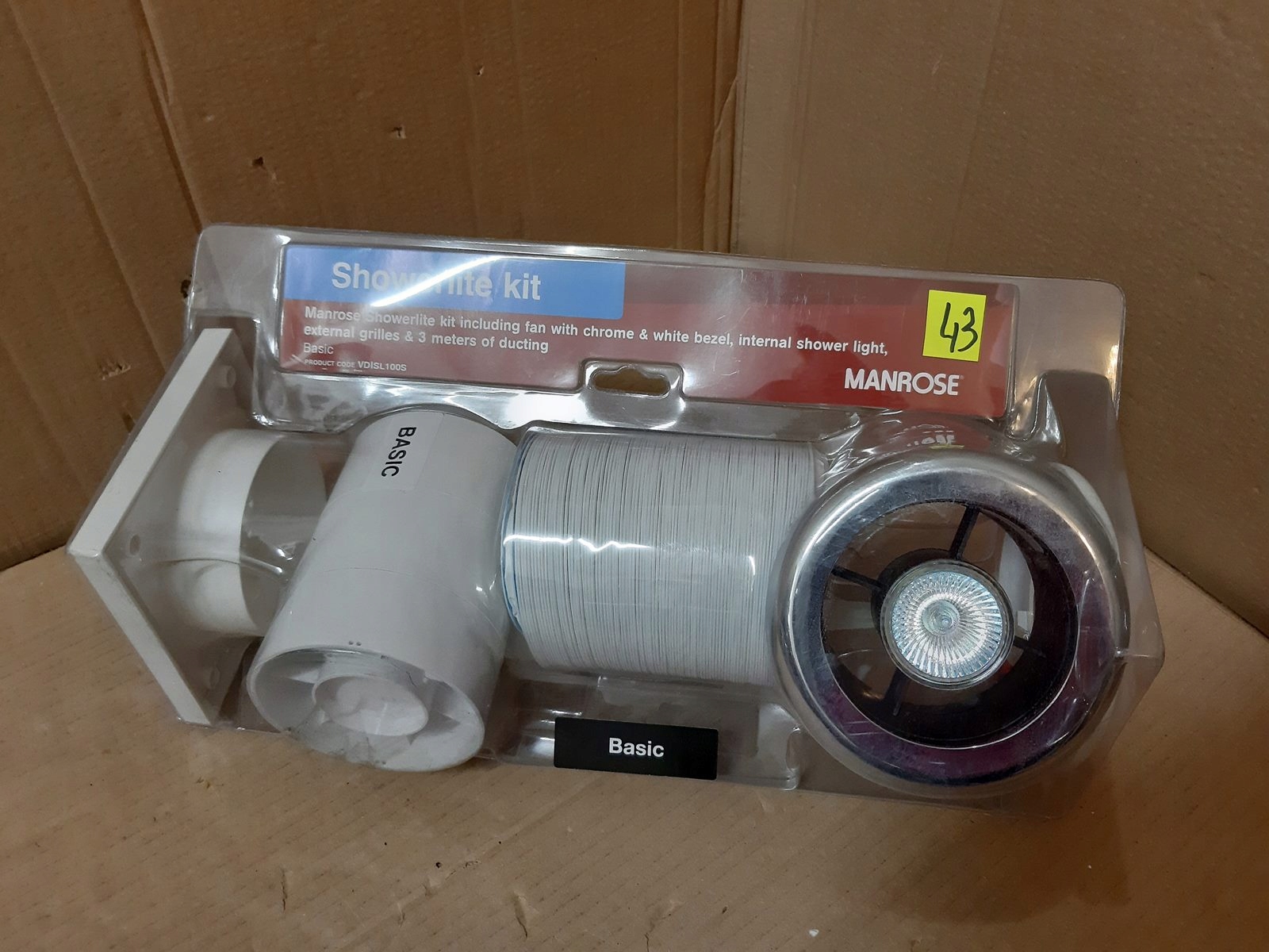 Kupelňový ventilátor - Sada kúpeľňových ventilátorov Manrose Kabinet Nové