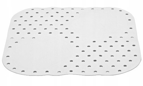Kupelňový set doplnkov - Protišmyková podložka 54x54cm biela PTE wan plast
