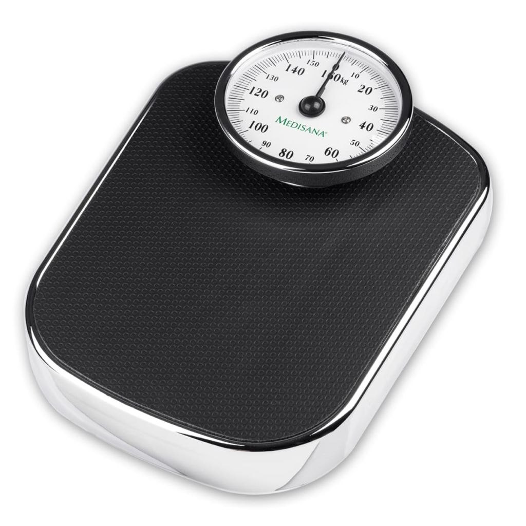 Kupelňový set doplnkov - Medisana Kúpeľňová váha PS 412, 160 kg, retro, čierna