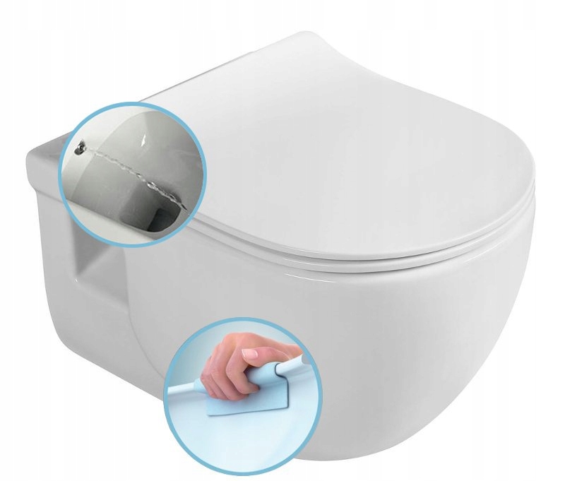 WC MISA - WC misa s funkciou bidetu + stojan Grohe