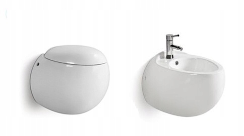 WC MISA - WC misa + bidet, séria MONA + bezrámové sedadlo ITALY